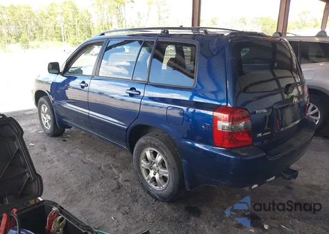 2005 Toyota Highlander V6 z USA, uszkodzony, nr VIN JTEEP21A850076623